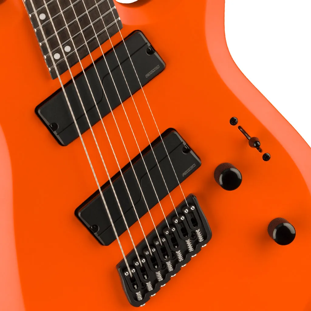Jackson Pro Plus Series DK Modern HT7 MS, Ebony Fingerboard, Satin Orange Crush