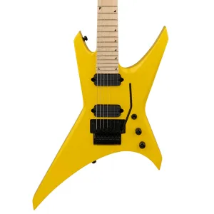 Jackson Pro Series Signature Dave Davidson Warrior WR7 Electric Guitar Maple Fingerboard Ferrari Yellow