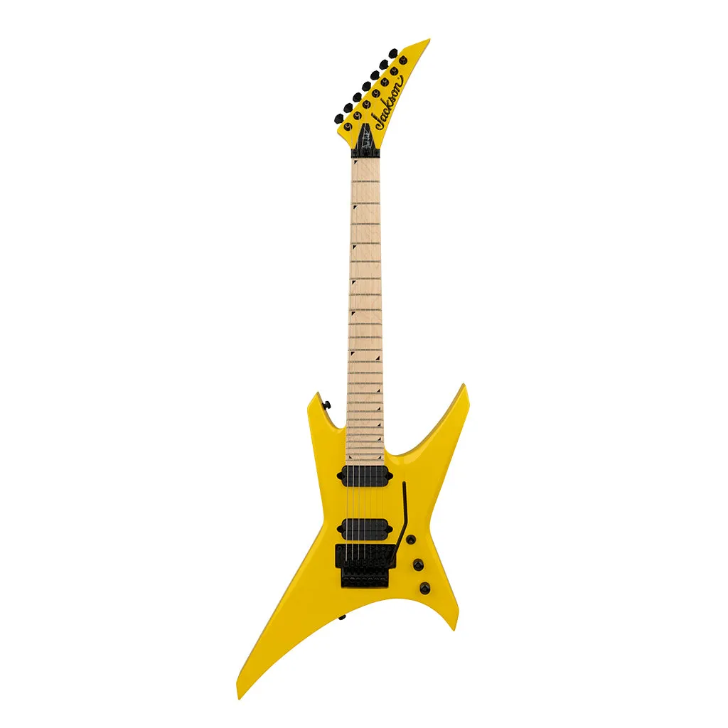 Jackson Pro Series Signature Dave Davidson Warrior WR7 Electric Guitar Maple Fingerboard Ferrari Yellow
