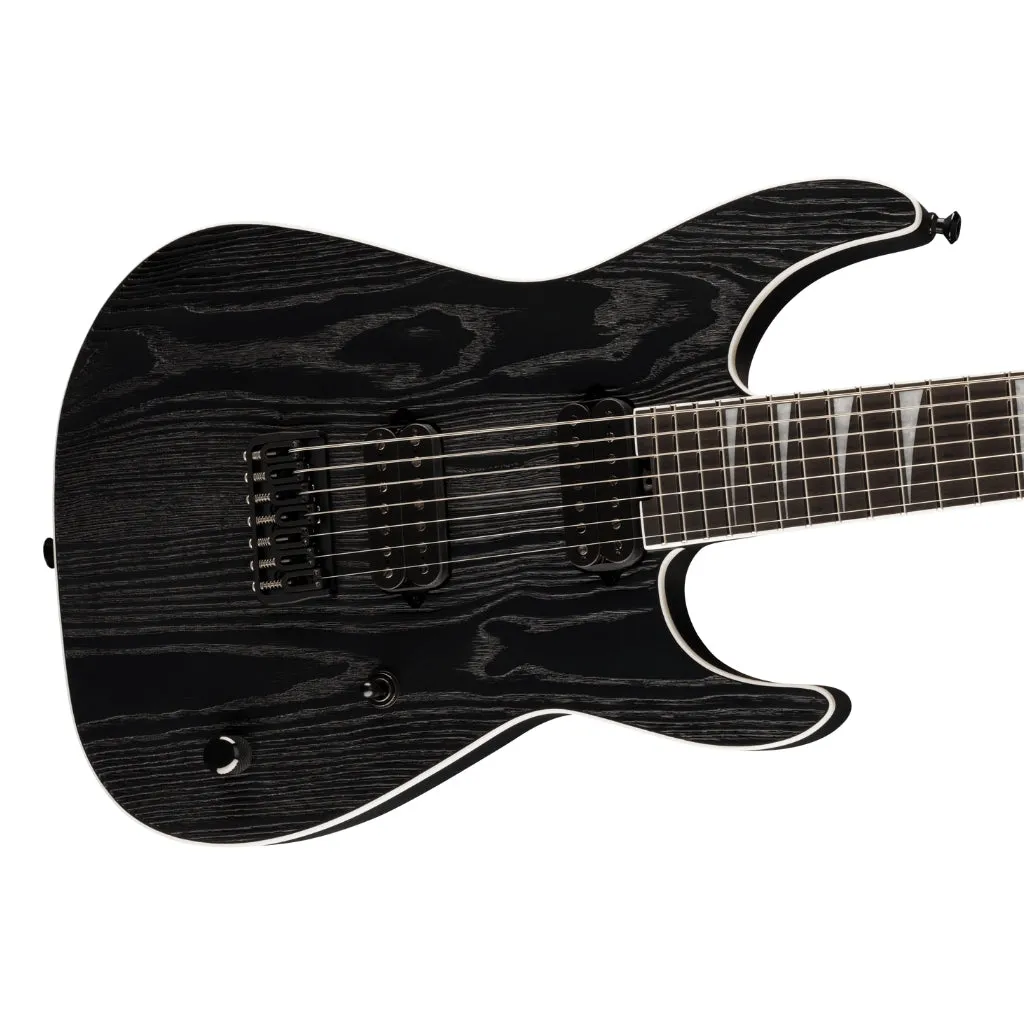 Jackson Pro Series Signature Jeff Loomis Soloist SL7 HT with Ebony Fingerboard - Black Ash