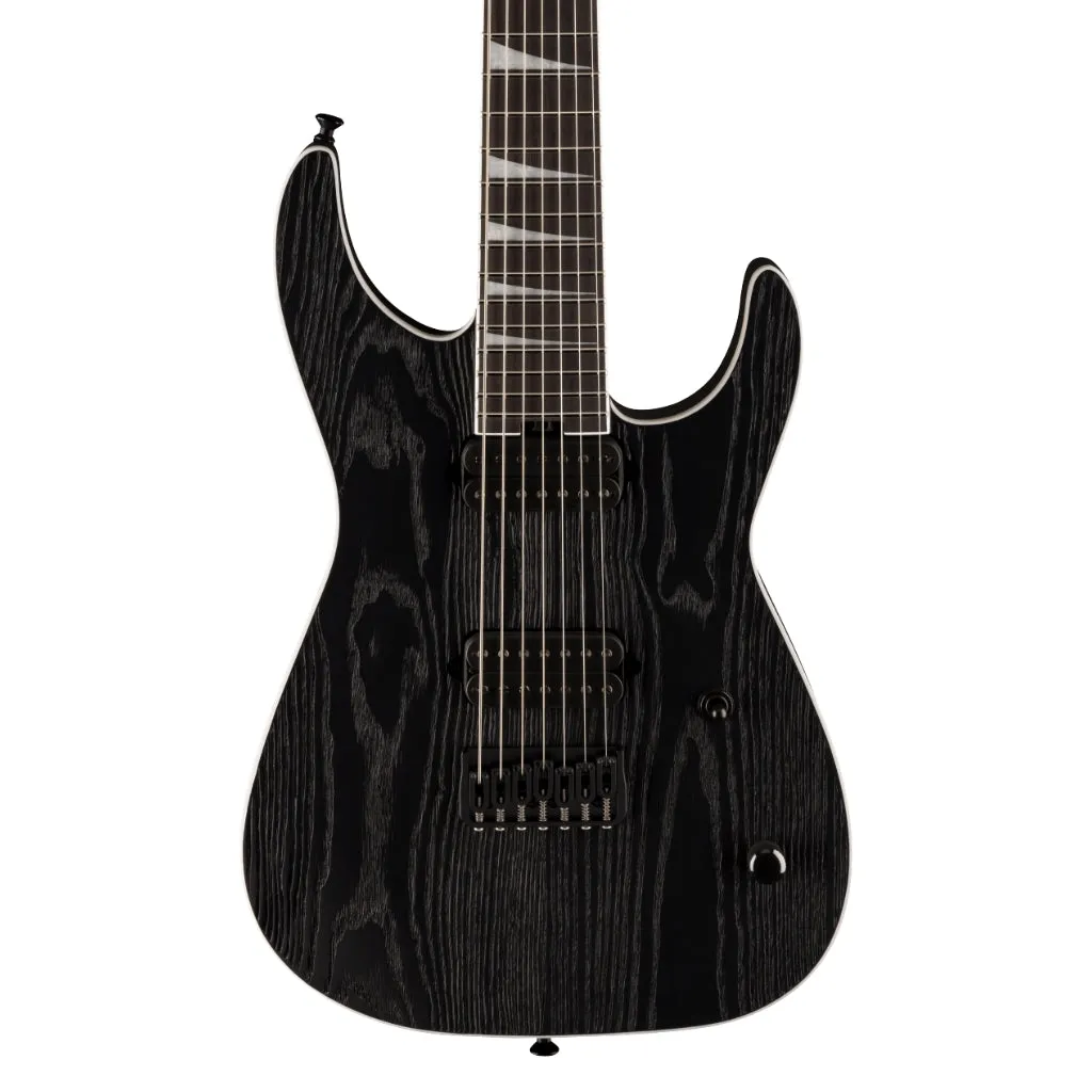 Jackson Pro Series Signature Jeff Loomis Soloist SL7 HT with Ebony Fingerboard - Black Ash