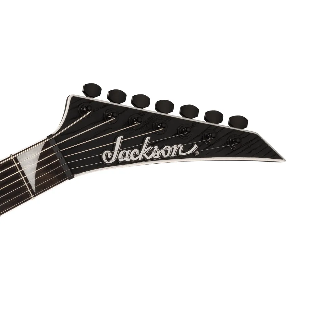 Jackson Pro Series Signature Jeff Loomis Soloist SL7 HT with Ebony Fingerboard - Black Ash
