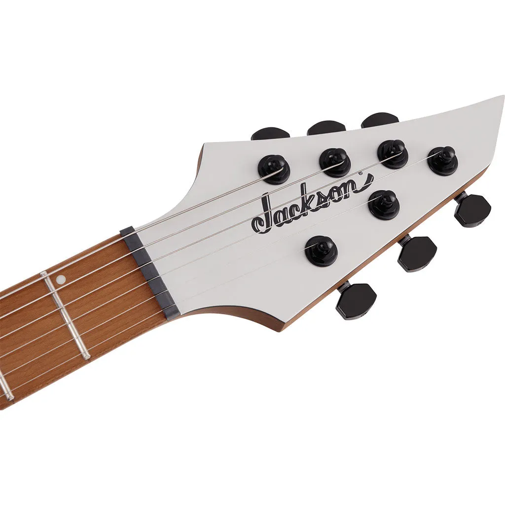Jackson - Pro Series Signature Misha Mansoor Juggernaut ET6 - Caramelized Fingerboard - Chalk Gray | Electric Guitars | 2914016570