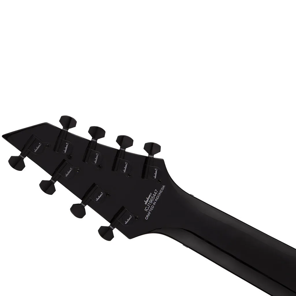 Jackson SLATXF8 Multiscale 8 String  - Transparent Black Burst | Electric Guitars | 2919904585