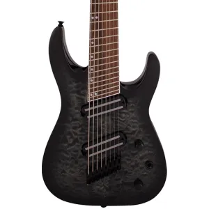 Jackson SLATXF8 Multiscale 8 String  - Transparent Black Burst | Electric Guitars | 2919904585