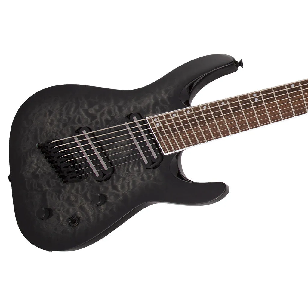 Jackson SLATXF8 Multiscale 8 String  - Transparent Black Burst | Electric Guitars | 2919904585