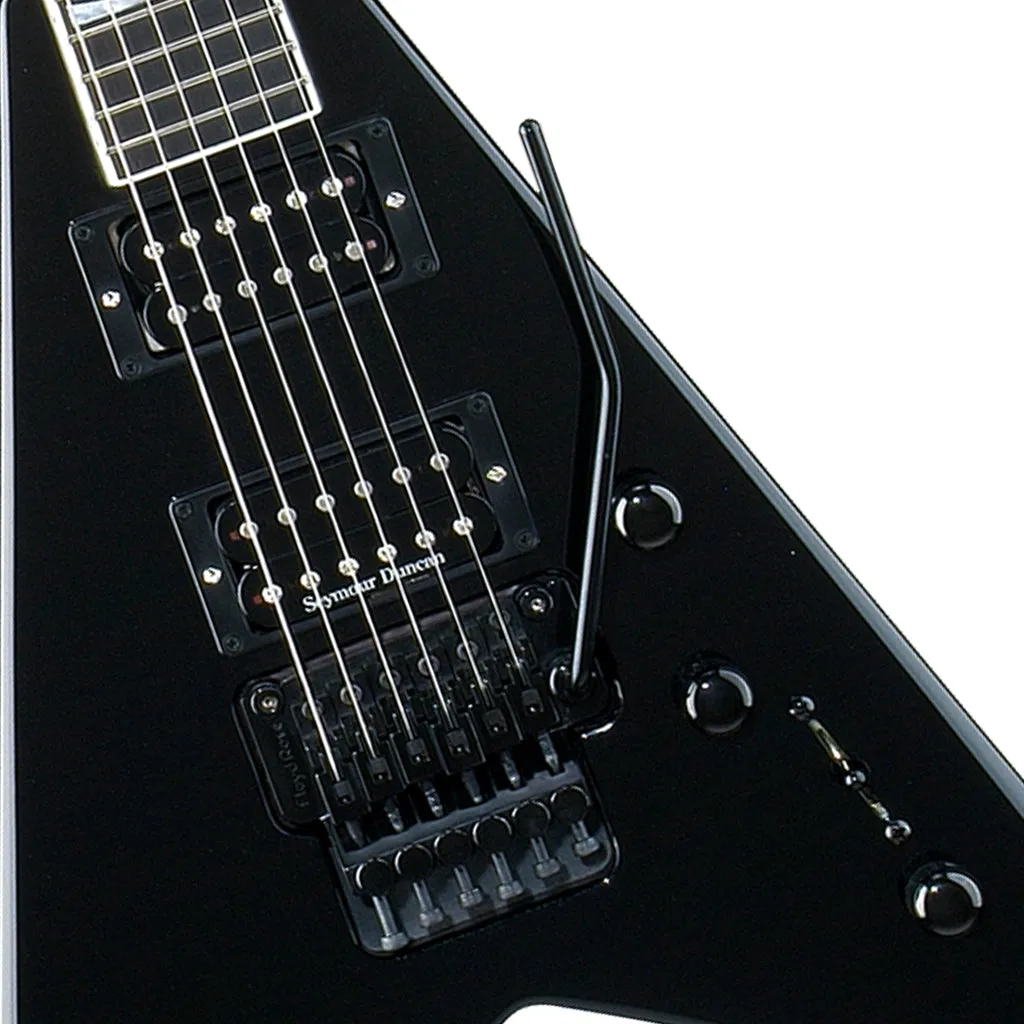 Jackson USA Select King V KV2 Electric Guitars - Ebony Fretboard - Gloss Black