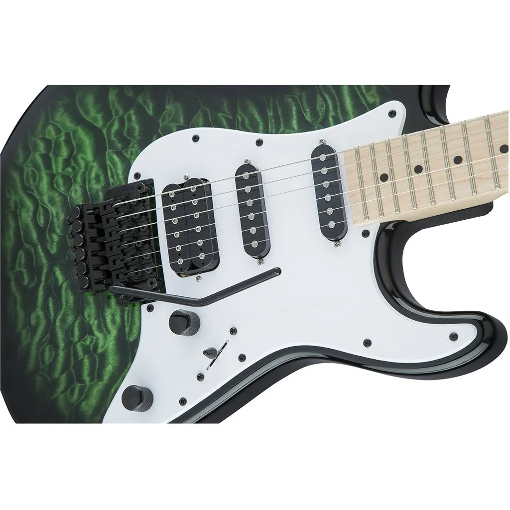 Jackson X Series Adrian Smith SDXQ - Transparent Green - Maple Fretboard | Electric Guitars | 2913052587