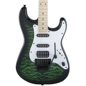 Jackson X Series Adrian Smith SDXQ - Transparent Green - Maple Fretboard | Electric Guitars | 2913052587