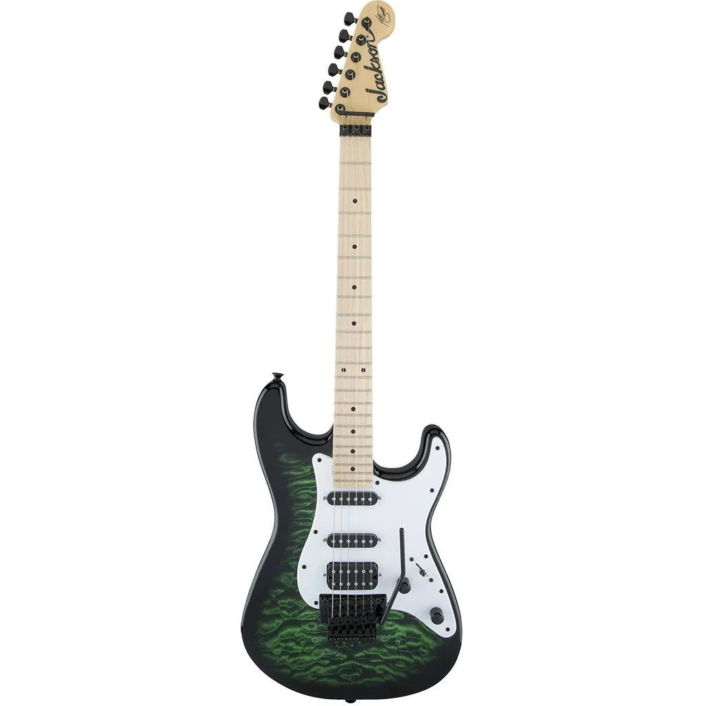 Jackson X Series Adrian Smith SDXQ - Transparent Green - Maple Fretboard | Electric Guitars | 2913052587
