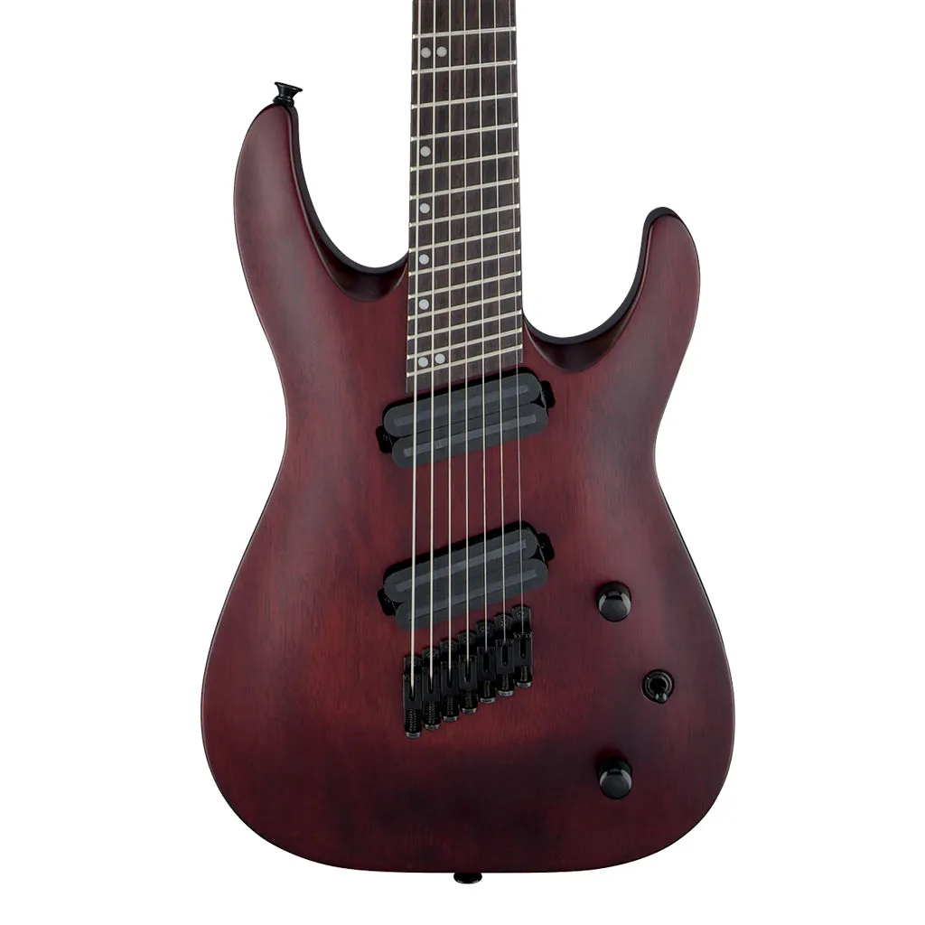 Jackson  X Series Dinky Arch Top DKAF7 MS, Laurel Fingerboard, Multi-Scale, Stained Mahogany | Electric Guitars | 2911637557