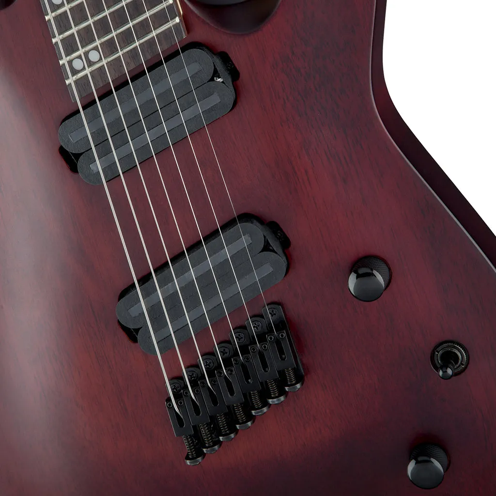 Jackson  X Series Dinky Arch Top DKAF7 MS, Laurel Fingerboard, Multi-Scale, Stained Mahogany | Electric Guitars | 2911637557