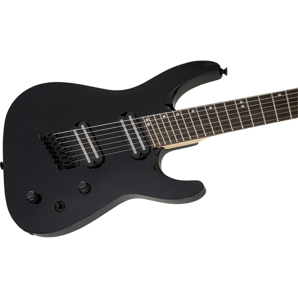 Jackson X Series Dinky DKAF7 MS 7 String Multi Scale- Gloss Black - Laurel Fretboard | Electric Guitars | 2916173503