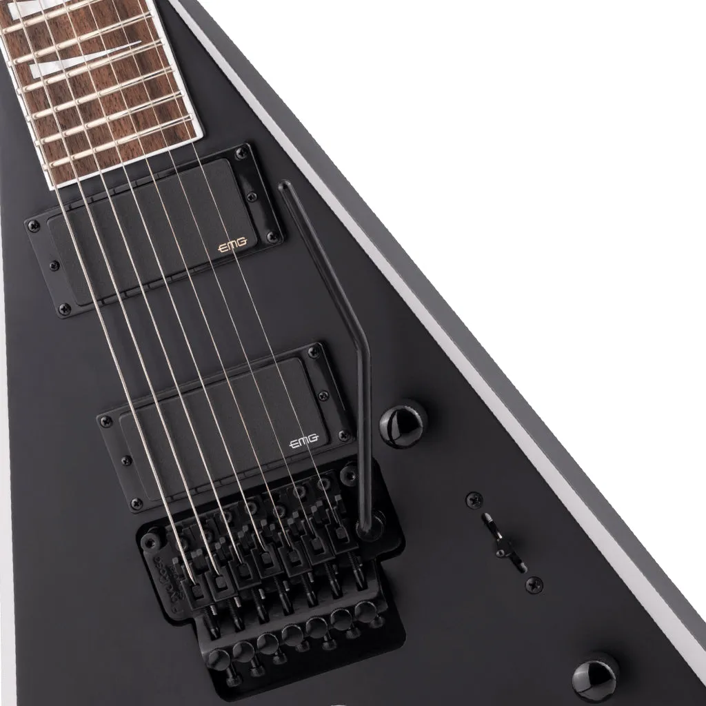 Jackson X Series King V KVX-MG7, Laurel Fingerboard, Satin Black with Primer Gray Bevels | Electric Guitars | 2916417568