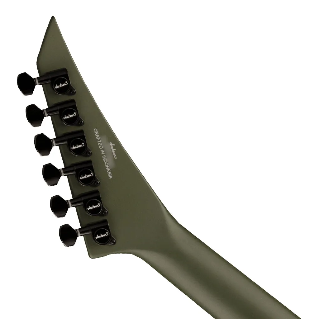 Jackson X Series Rhoads RRX24, Laurel Fingerboard, Matte Army Drab with Black Bevels | Electric Guitars | 2913636520