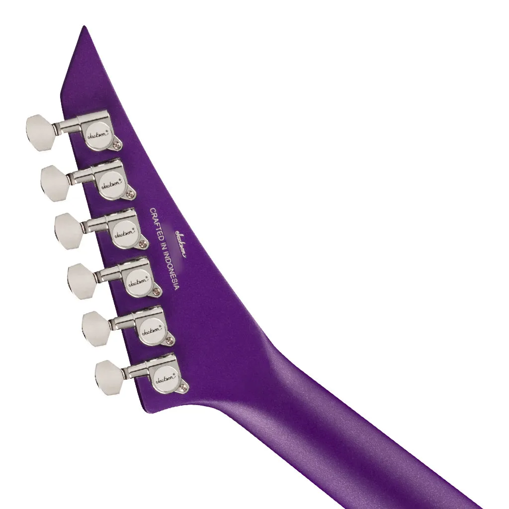 Jackson X Series Rhoads RRX24, Laurel Fingerboard, Purple Metallic with Black Bevels