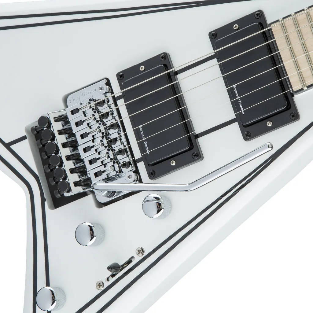 Jackson - X Series Rhoads RRX24M, Maple Fingerboard, Snow White with Black Pinstripes | Electric Guitars | 2916322548