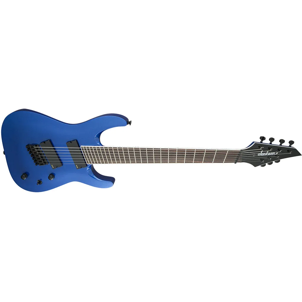 Jackson X Series Soloist Arch Top SLAT7 Multi-Scale - Laurel Fingerboard - Metallic Blue | Electric Guitars | 2916868527