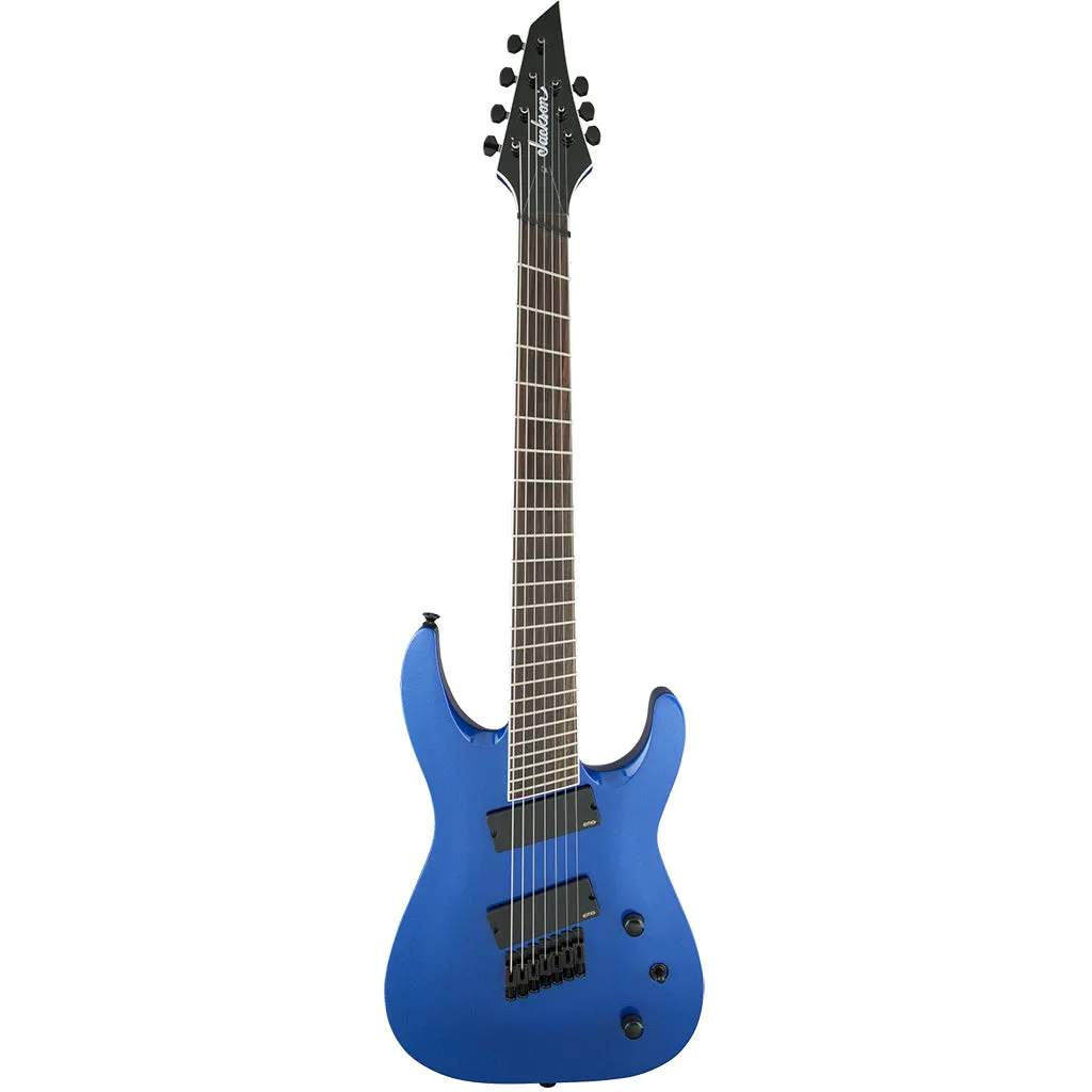 Jackson X Series Soloist Arch Top SLAT7 Multi-Scale - Laurel Fingerboard - Metallic Blue | Electric Guitars | 2916868527