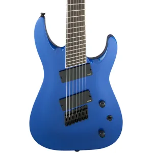 Jackson X Series Soloist Arch Top SLAT7 Multi-Scale - Laurel Fingerboard - Metallic Blue | Electric Guitars | 2916868527
