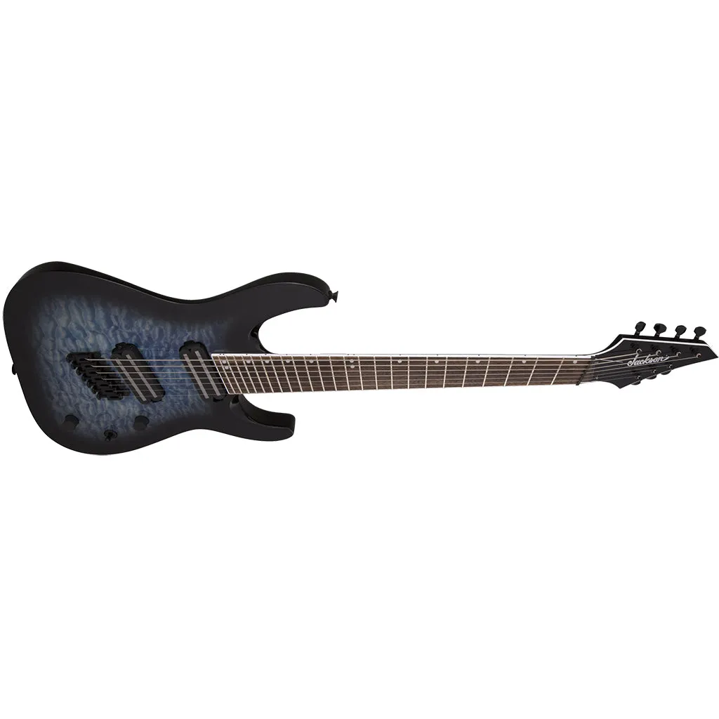 Jackson X Series Soloist Arch Top SLATX7Q MS In Transparent Blue Burst | Electric Guitars | 2919914586