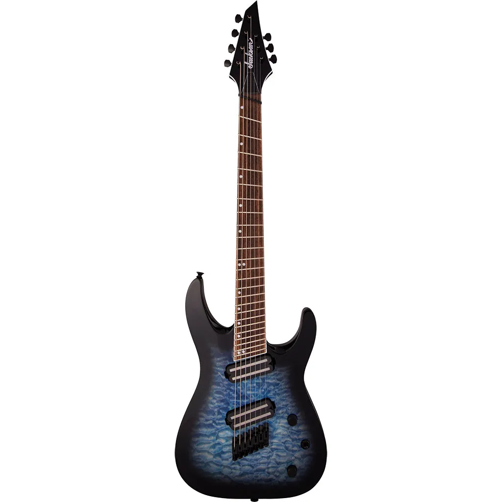 Jackson X Series Soloist Arch Top SLATX7Q MS In Transparent Blue Burst | Electric Guitars | 2919914586