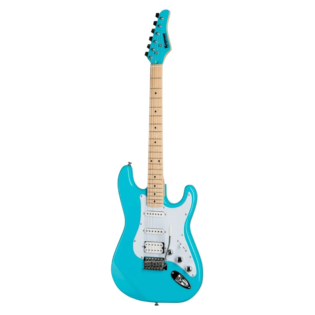 Kramer Focus VT211S Guitar Pack w/ Crush & Accessories - Teal