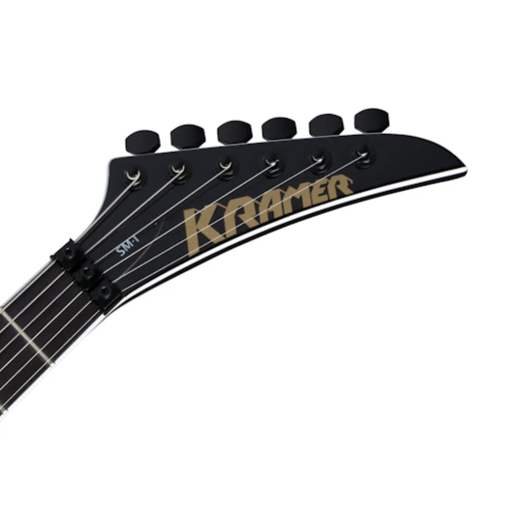 Kramer SM-1 Figured Electric Guitar - Black Denim Perimeter