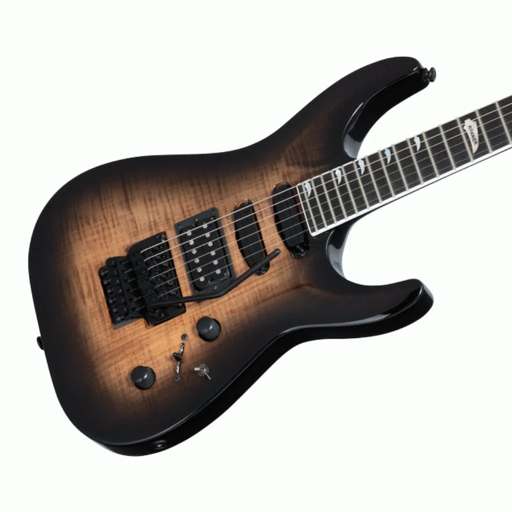 Kramer SM-1 Figured Electric Guitar - Black Denim Perimeter