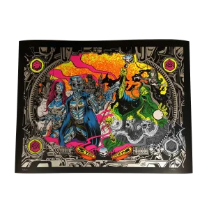 Limited Edition "Cyborg vs. The Pinball Wizard" Poster by Dirty Donny