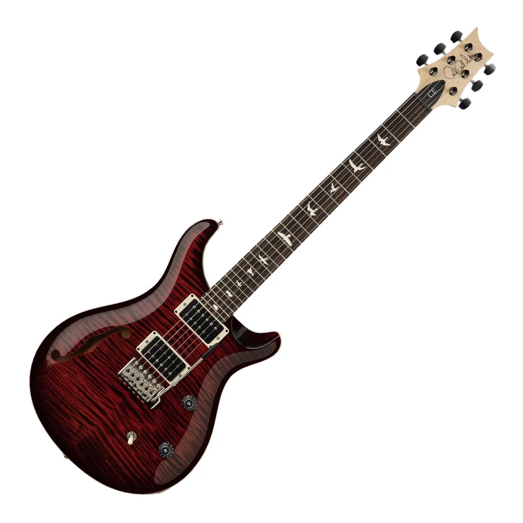 PRS CE24 Semi Hollow Electric Guitar - Fire Red