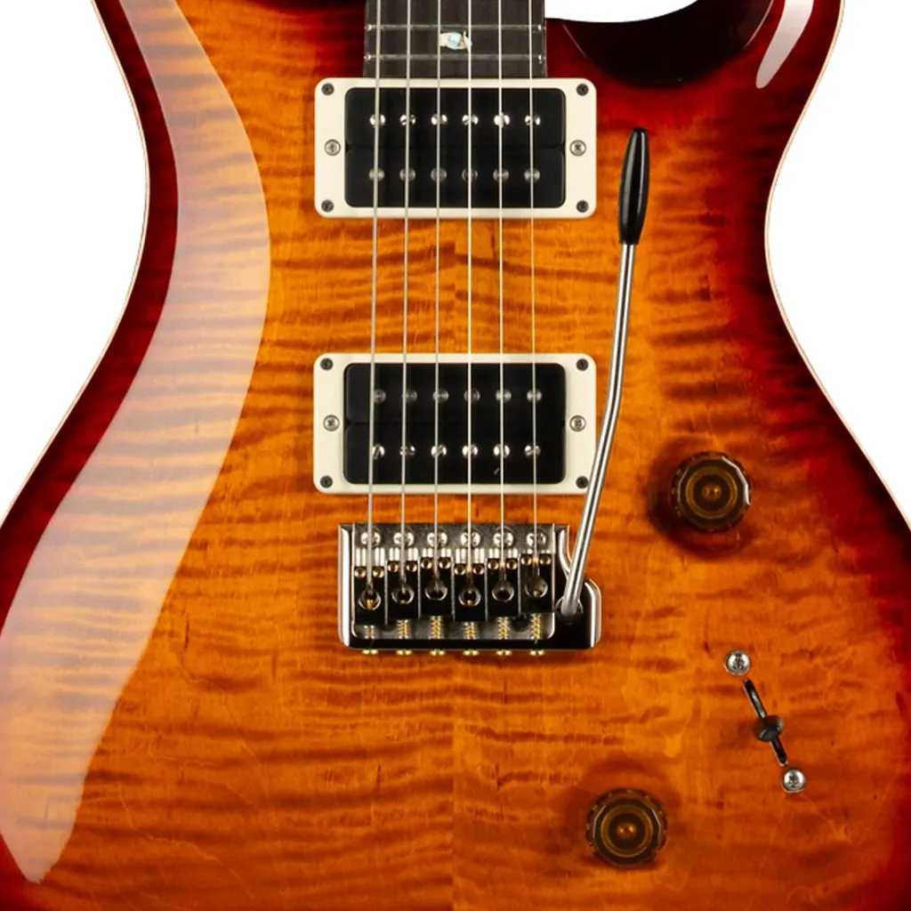 PRS Custom 24 Pattern Thin Electric Guitar - Dark Cherry Burst