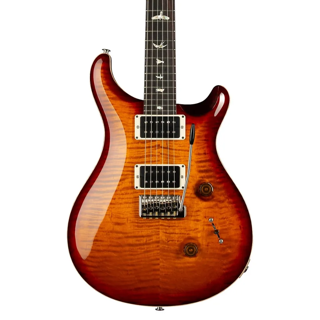 PRS Custom 24 Pattern Thin Electric Guitar - Dark Cherry Burst