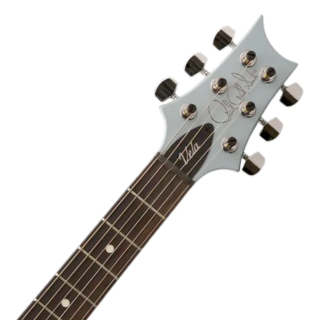 PRS S2 Vela Semi-Hollow - Frost Blue Metallic - Dot Inlay
