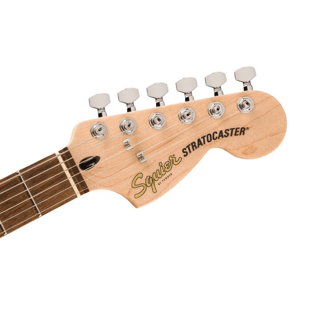 Squier Affinity Series Stratocaster Junior HSS Laurel Fingerboard with White Pickguard - 3 Colour Sunburst