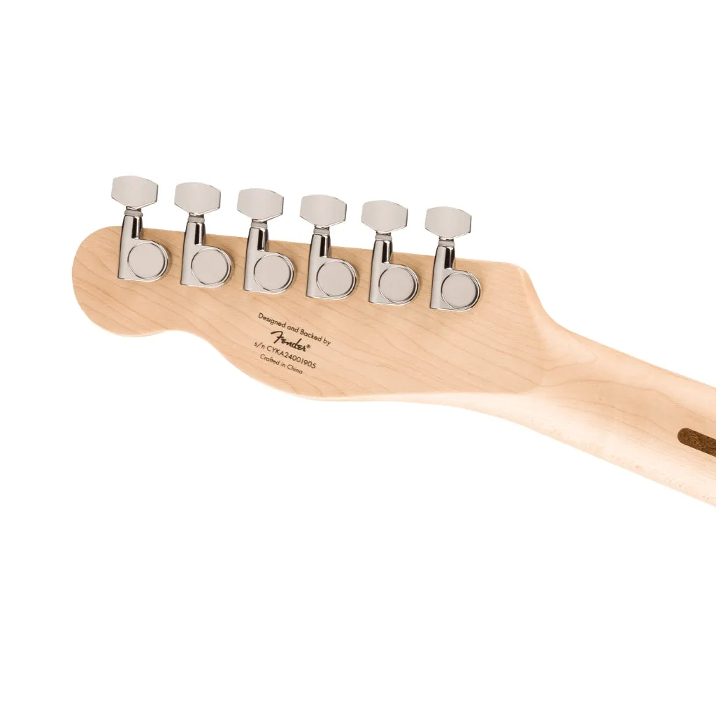 Squier Affinity Series Telecaster Thinline Laurel Fingerboard with Black Pickguard - Olympic White