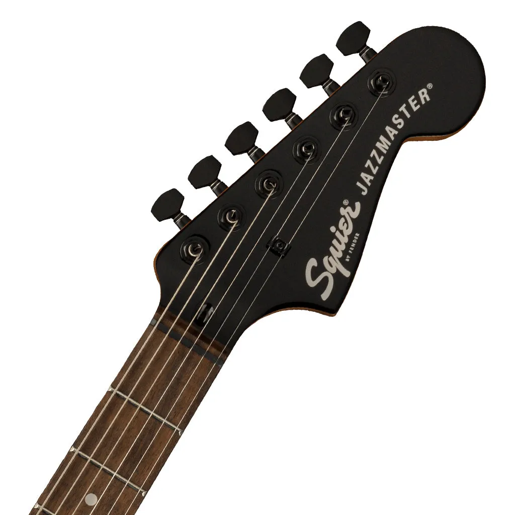 Squier Contemporary Active Jazzmaster HH, Laurel Fingerboard, Black Pickguard, Sunset Metallic