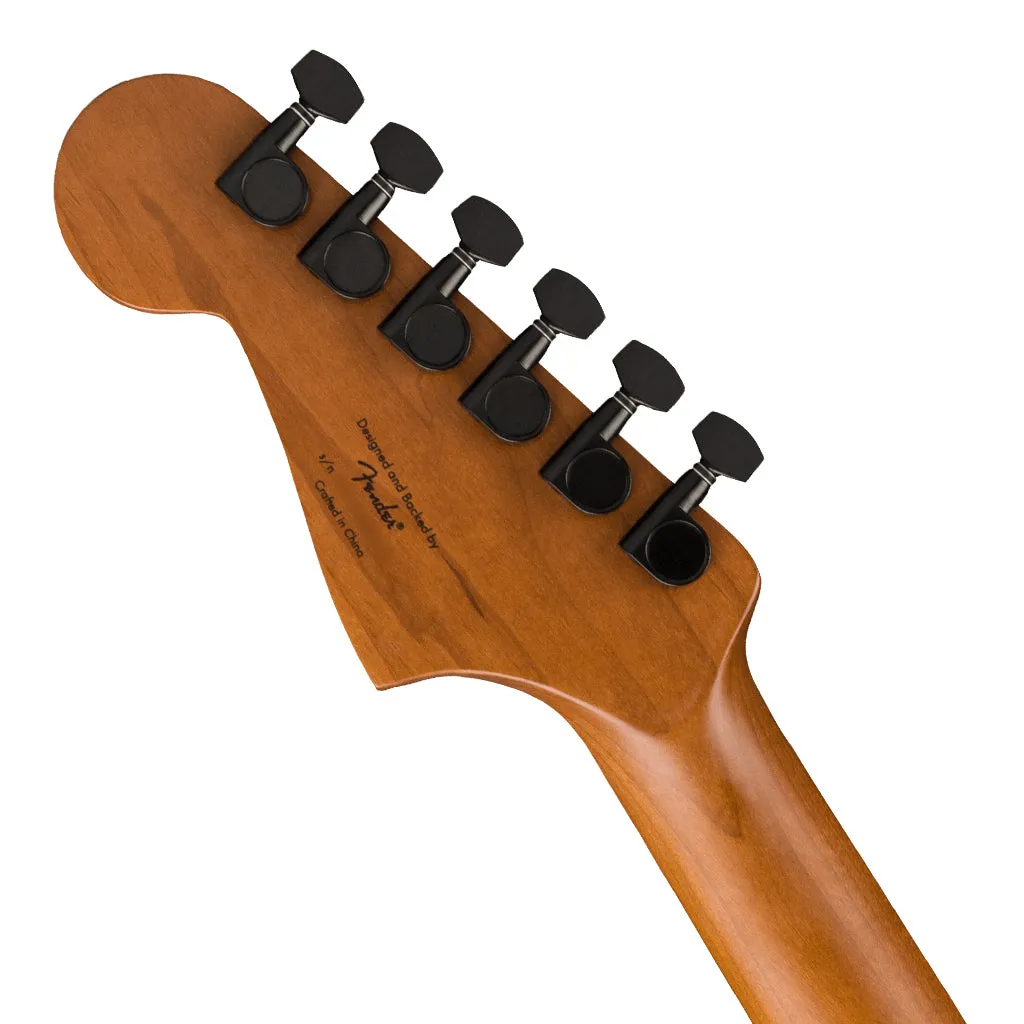 Squier Contemporary Active Jazzmaster HH, Laurel Fingerboard, Black Pickguard, Sunset Metallic