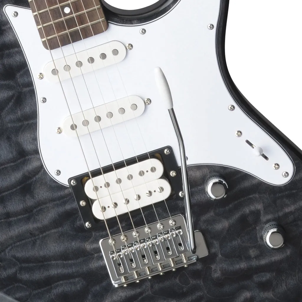 Yamaha - Pacifica 212 - Translucent Black Quilt Top